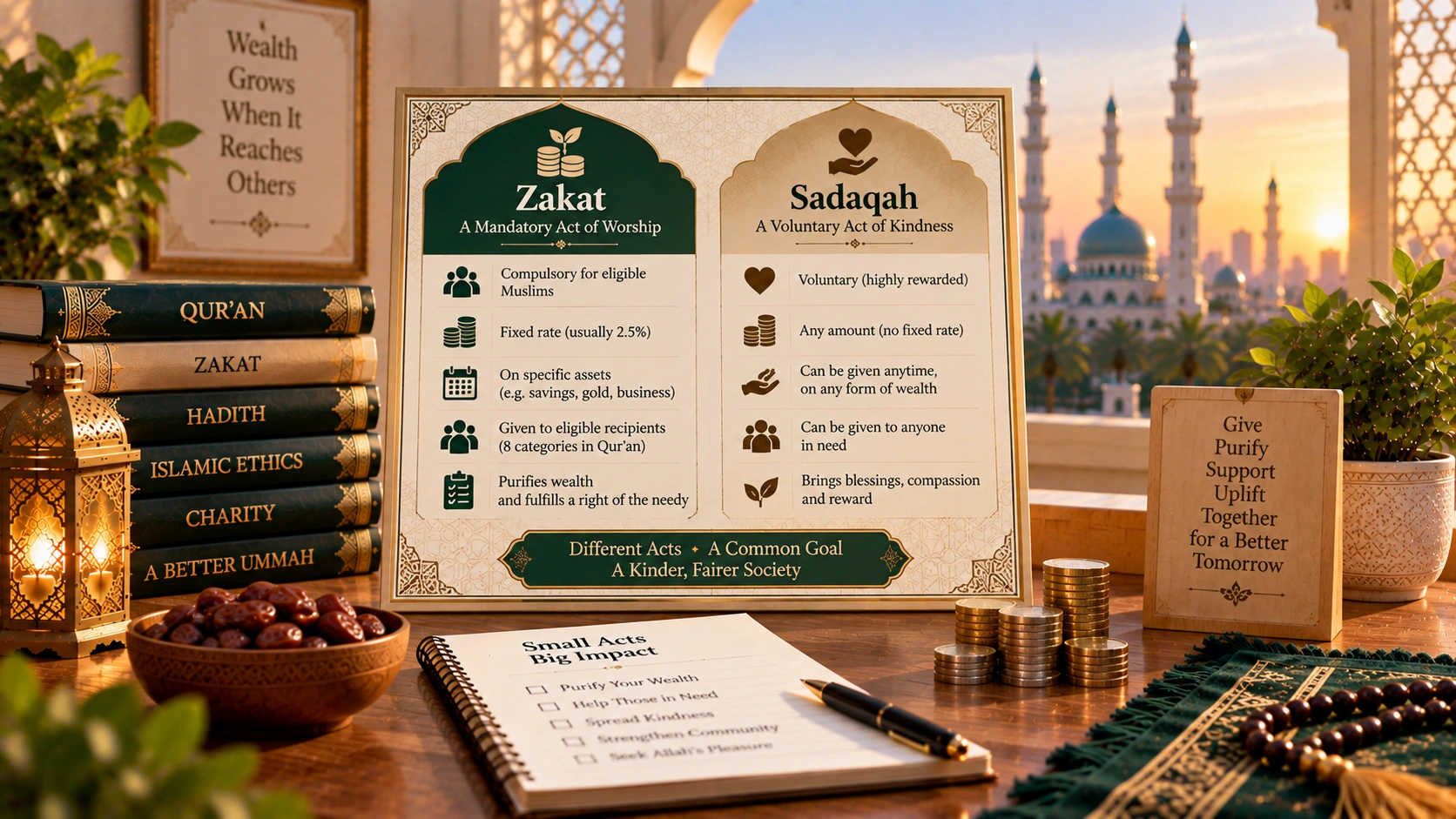 Zakat vs Sadaqah